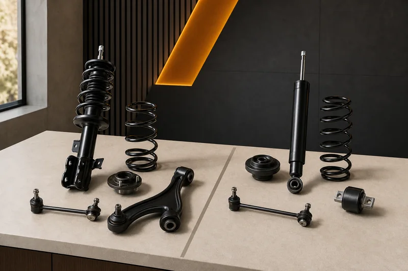 Unbranded struts, shocks, springs, mount, stabilizer links, bushes and control arm
